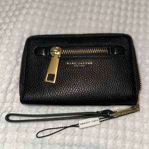 Marc Jacobs Long Wallet Round Zipper All Leather